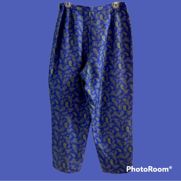 100% silk designer trousers - Picture 2 of 4